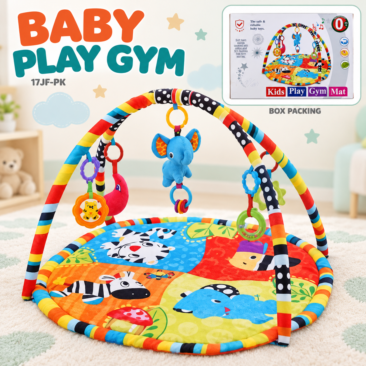 BABY PLAY GYM WITH BOX PACKING