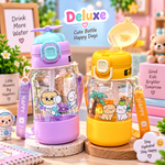 PLASTIC WATER BOTTLE DLX CARTOON