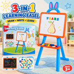 Kids 3-in-1 Learning Easel Board