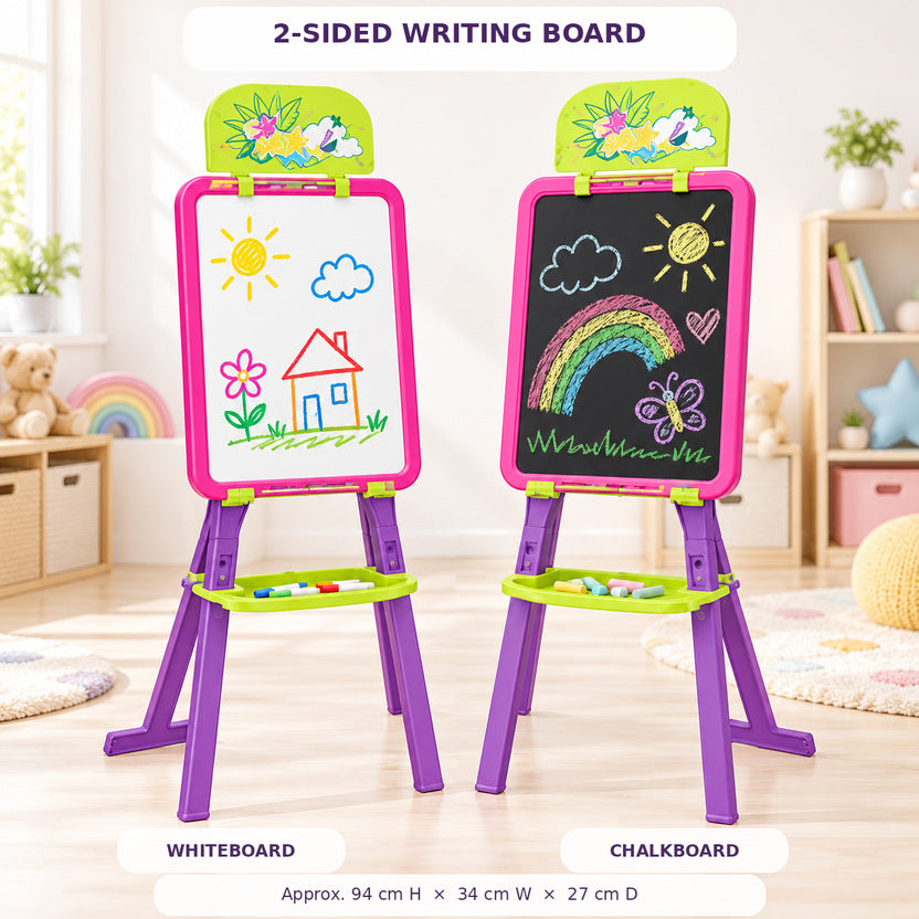 KIDS WRITING BOARD TOY 2IN1
