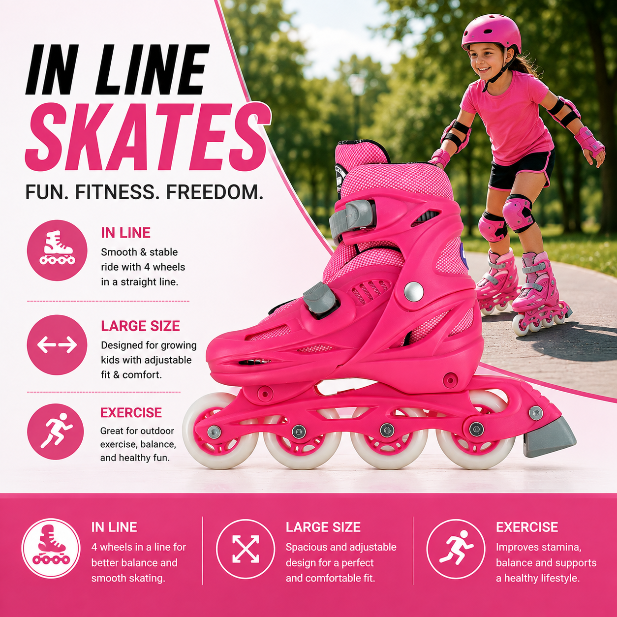 SKATE SHOES IN LINE L & XL
