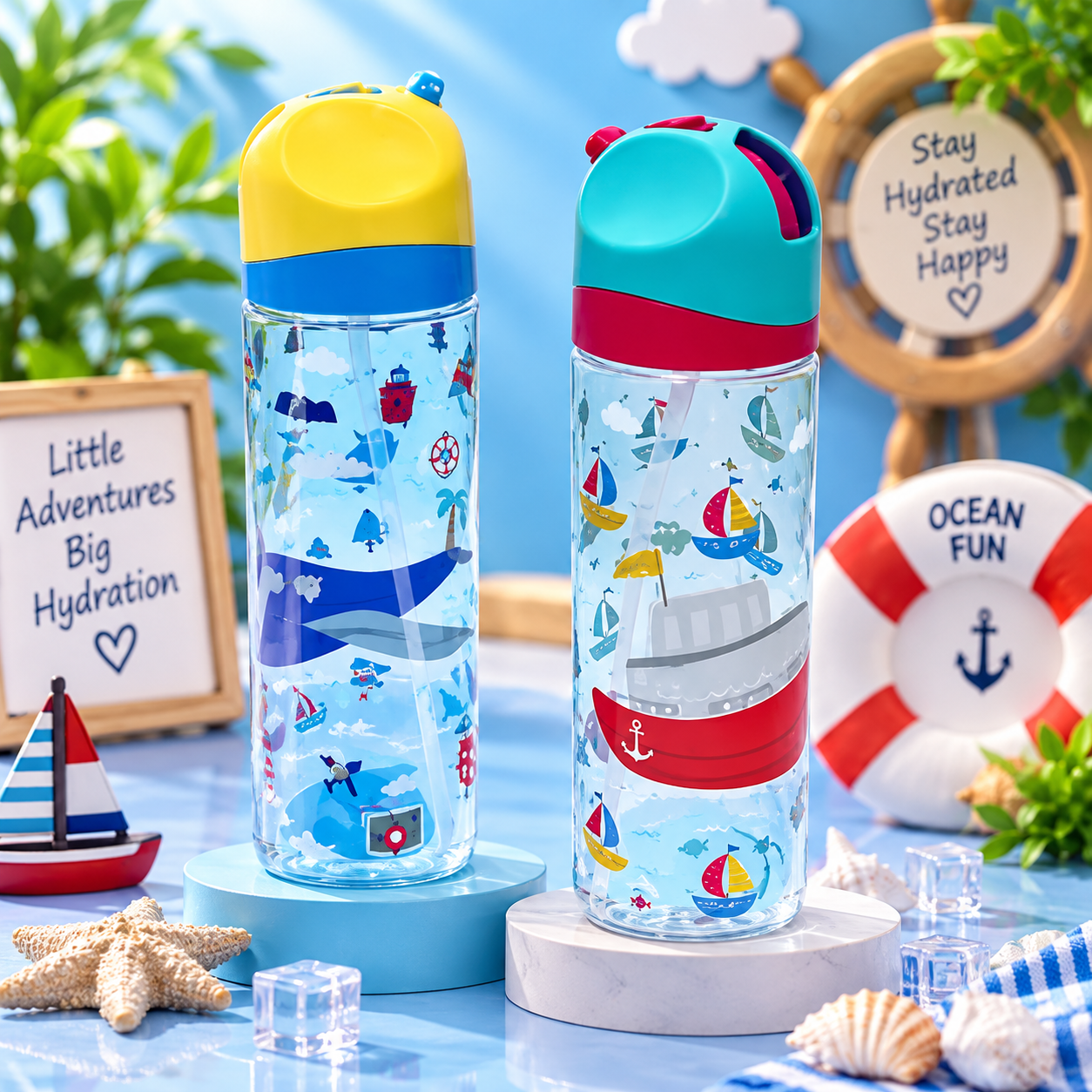 WATER BOTTLE CARTOON