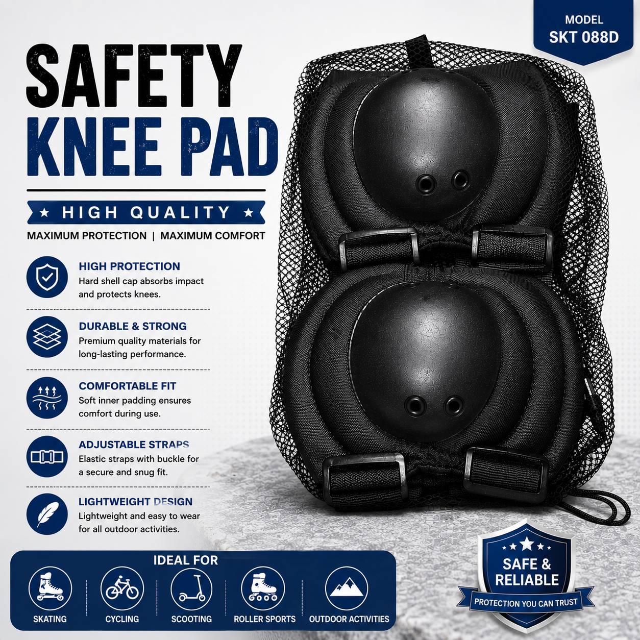 HIGH QUALITY SAFETY KNEE PAD