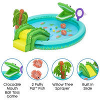 KIDS SWIMMING FUN PLAY CENTER  L-7'4" W-71" H-28.5"