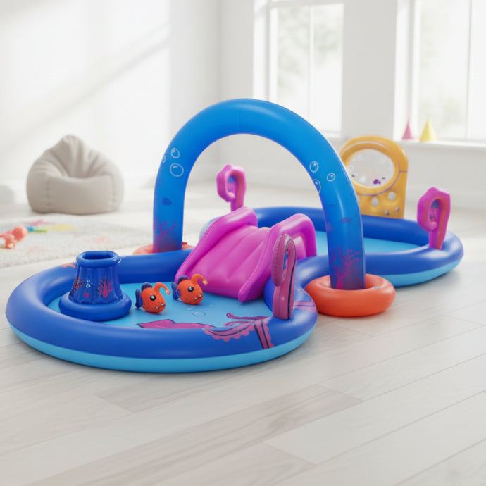 KIDS SWIMMING FUN PLAY CENTER   L-10'10" W-6'2" H-46"