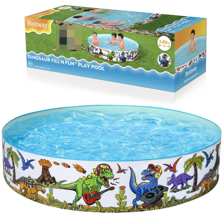 KIDS SWIMMING POOL L-6' H-15"