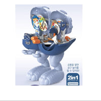 Sliding Dinosaur Storage Box/Tool Box