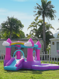 INF JUMPER SLIDE & POOL D-10ft.4" W-8ft.10" H-5ft.10"