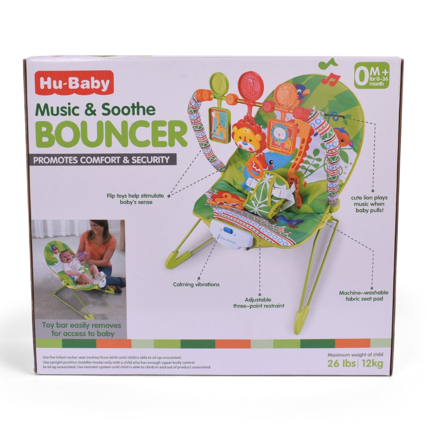 INFANT TO TODDLER  ROCKER WITH SOUND & VIBR
