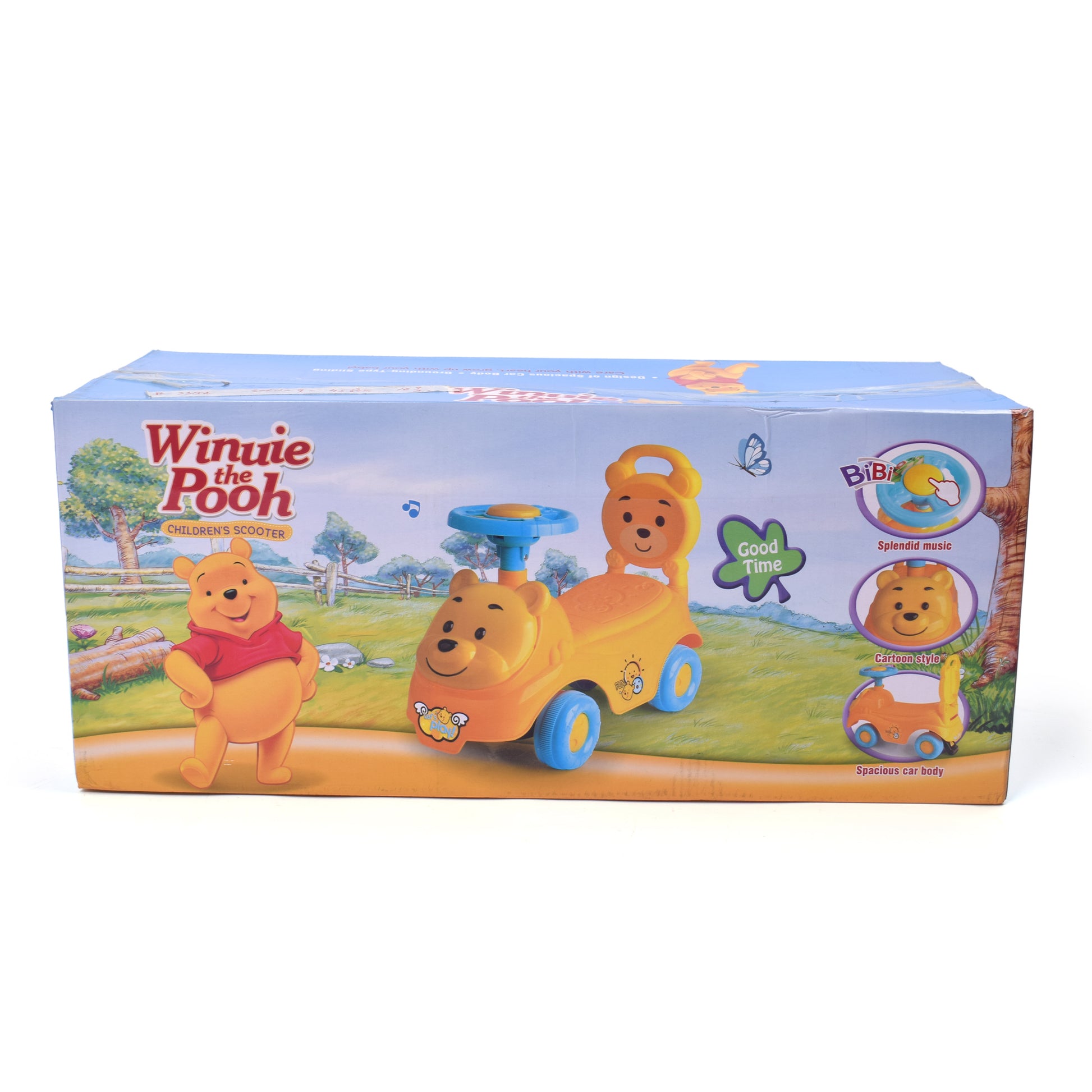 Winuie Pooh Push Car