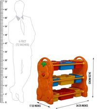 KIDS TOYS STORAGE STAND L-37" W-14" H-31"