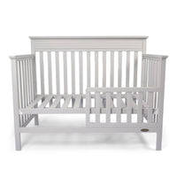 White Deco Painted Baby Cot