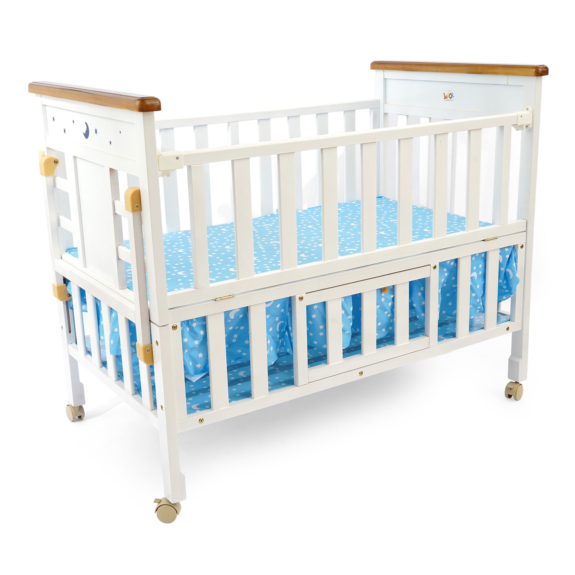 Junior Baby Cot with Crown