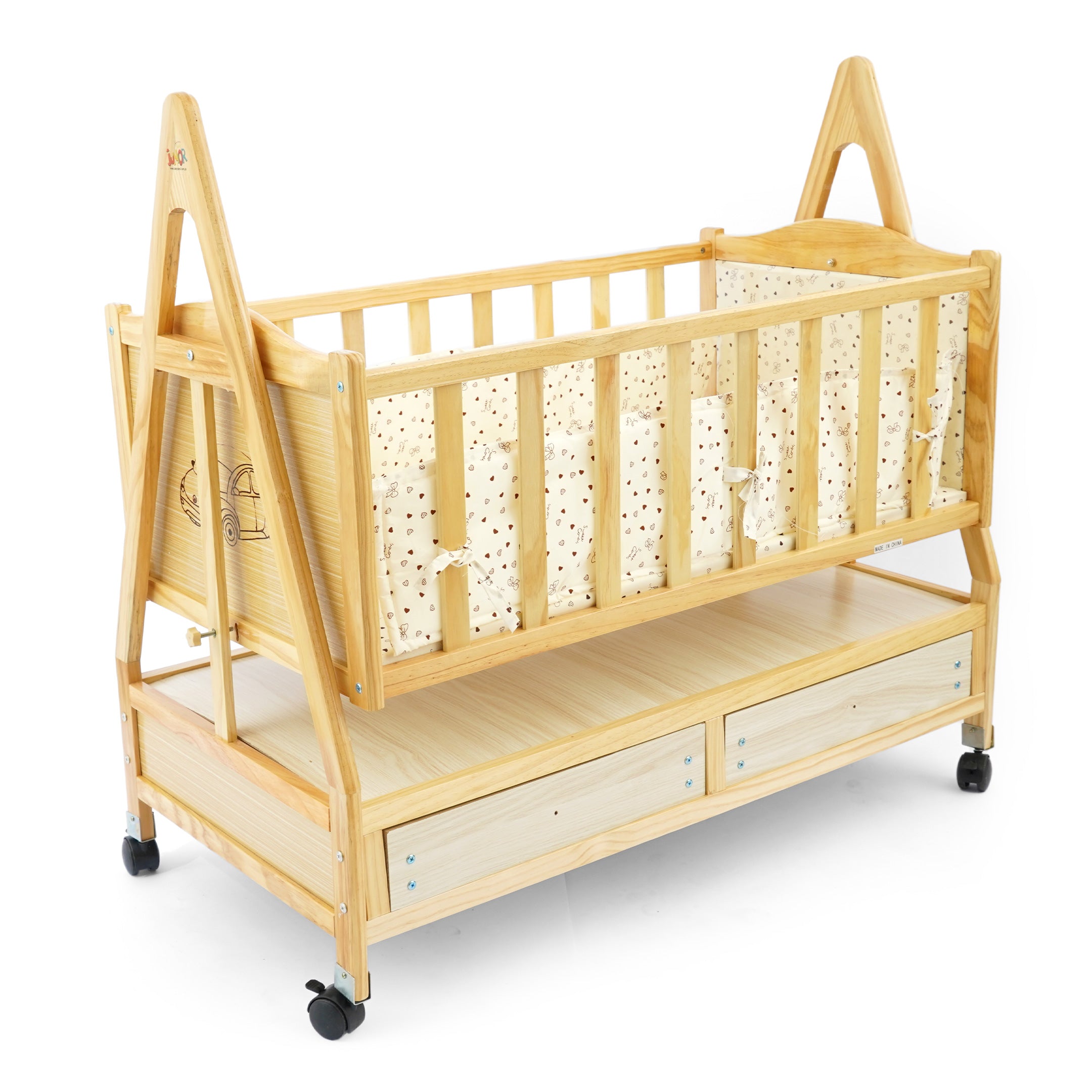 Junior Baby Cot with Drawer BC-755 | BABYLAND