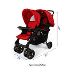 Sky Baby Twin Baby Stroller