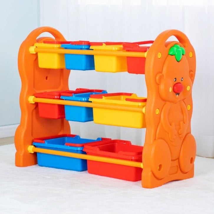 KIDS TOYS STORAGE STAND L-37" W-14" H-31"